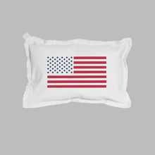 Load image into Gallery viewer, 50 Stars Flag Lumbar Pillow
