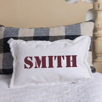 Your Word Stencil Lumbar Pillow