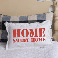 Your Word Two Lines Stencil Lumbar Pillow