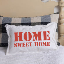 Load image into Gallery viewer, Your Word Two Lines Stencil Lumbar Pillow
