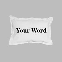 Your Word Times Lumbar Pillow