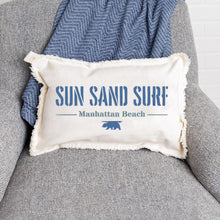 Load image into Gallery viewer, Sun Sand Surf Lumbar Pillow
