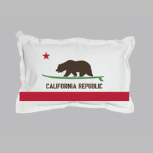 Load image into Gallery viewer, Cali Surf Bear + Word Lumbar Pillow
