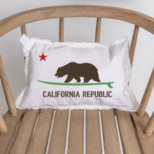 Load image into Gallery viewer, Cali Surf Bear Lumbar Pillow
