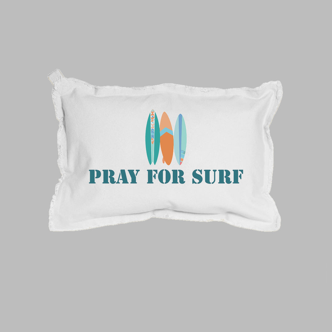 Pray For Surf Lumbar Pillow