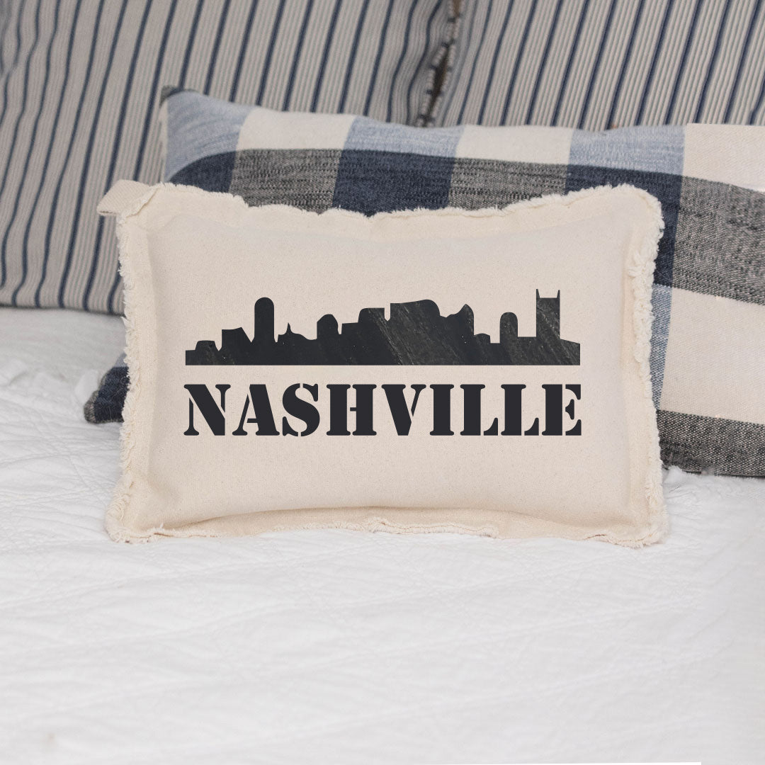 Your City Skyline Lumbar Pillow