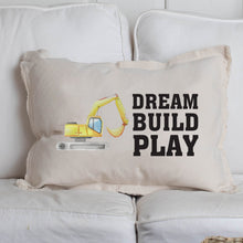 Load image into Gallery viewer, Dream Build Play Lumbar Pillow
