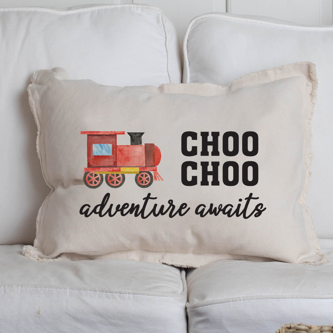 Choo Choo Lumbar Pillow