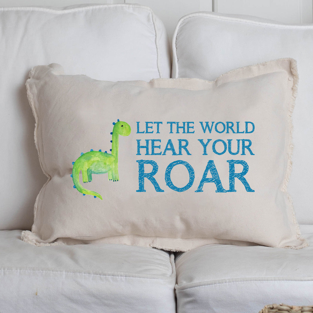 Hear Your Roar Lumbar Pillow