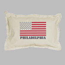 Load image into Gallery viewer, Personalized 50 Stars Flag Lumbar Pillow
