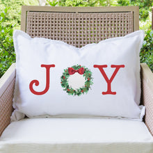 Load image into Gallery viewer, Joy Wreath Lumbar Pillow
