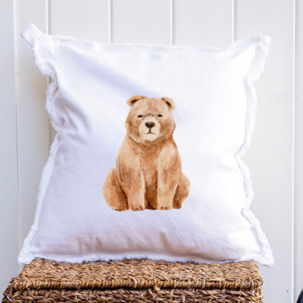 Bear Square Pillow