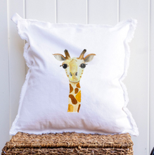 Load image into Gallery viewer, Giraffe Square Pillow
