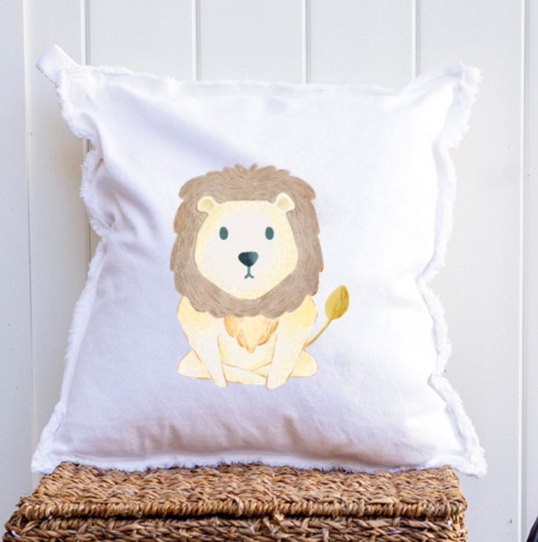 Lion Square Pillow
