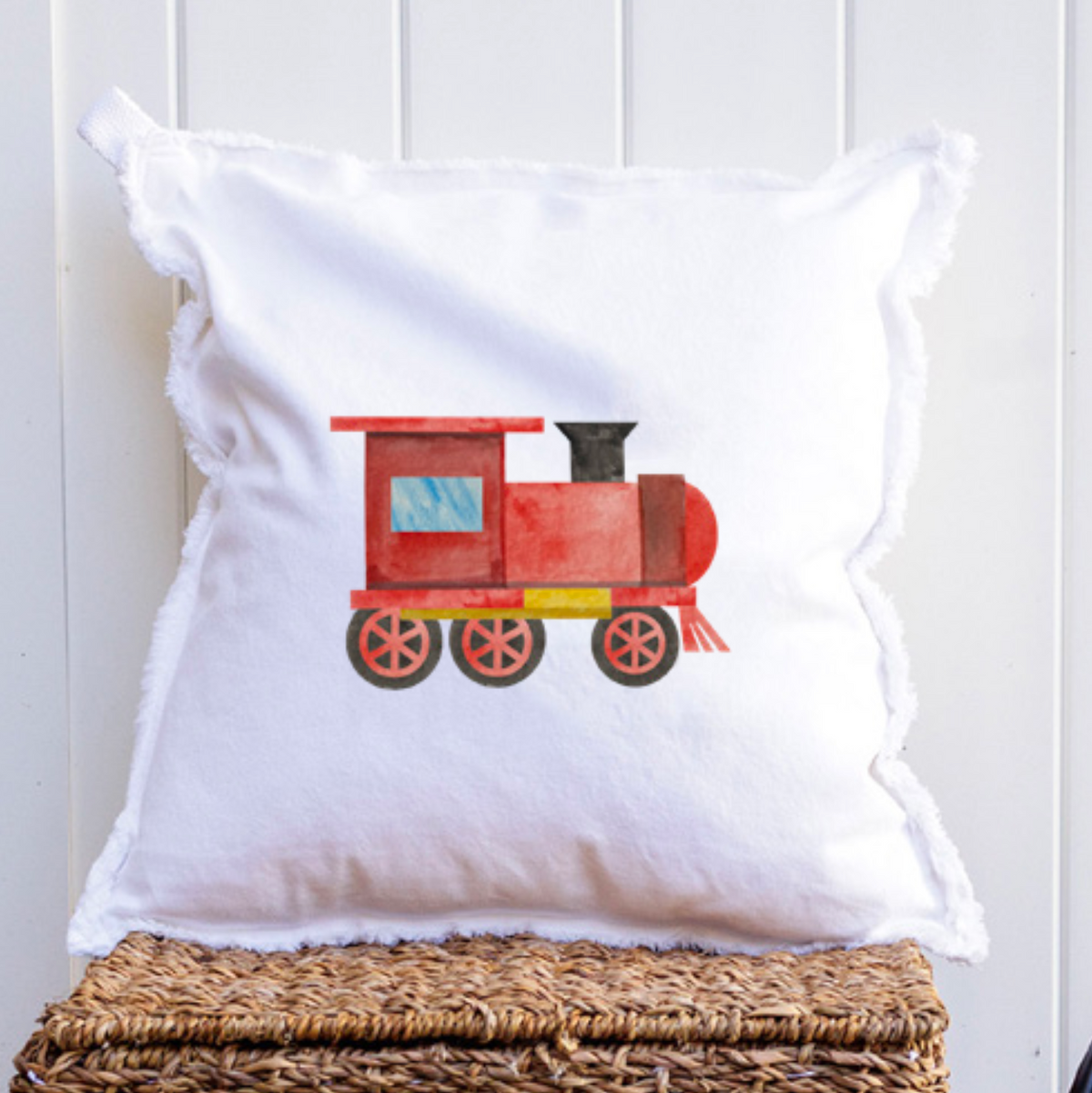 Train Square Pillow