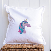 Unicorn Square Pillow