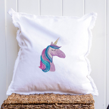 Load image into Gallery viewer, Unicorn Square Pillow
