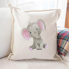 Load image into Gallery viewer, Elephant Square Pillow
