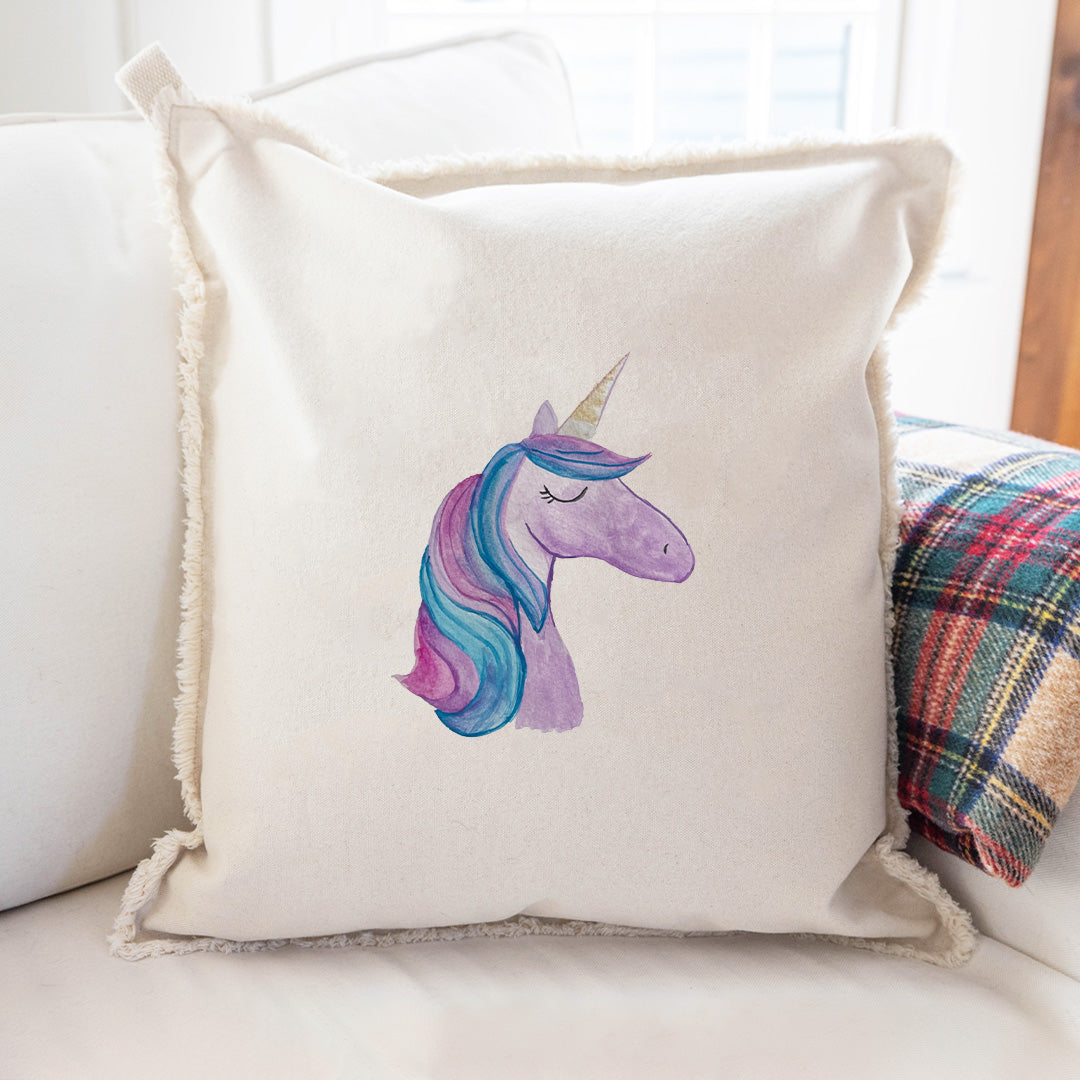 Unicorn Square Pillow