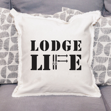 Load image into Gallery viewer, Lodge Life Square Pillow

