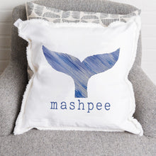 Load image into Gallery viewer, Personalized Whale Tail Square Pillow
