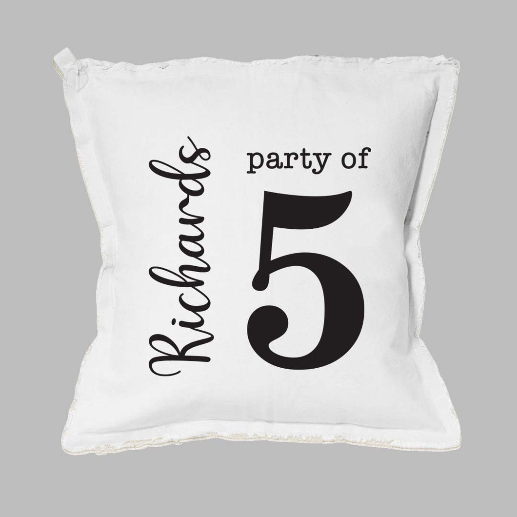 Personalized Party Of Square Pillow