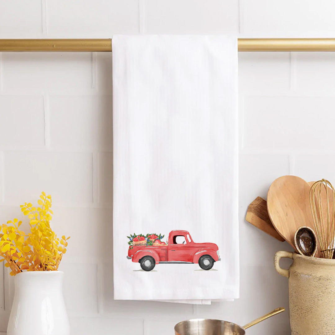 Berries Truck Tea Towel