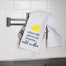 Load image into Gallery viewer, When Life Gives You Lemons Tea Towel
