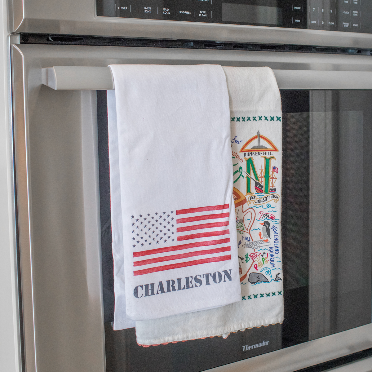 POS Personalized 50 Stars Flag Tea Towel