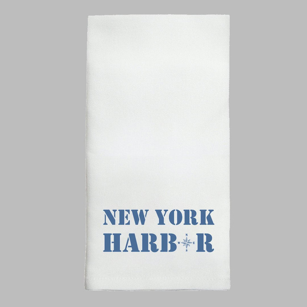 Personalized Your Word Harbor Tea Towel