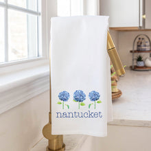 Load image into Gallery viewer, Personalized Hydrangea Tea Towel
