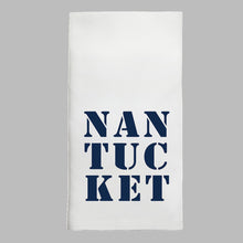 Load image into Gallery viewer, Stacked Nantucket Tea Towel
