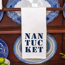Load image into Gallery viewer, Stacked Nantucket Tea Towel
