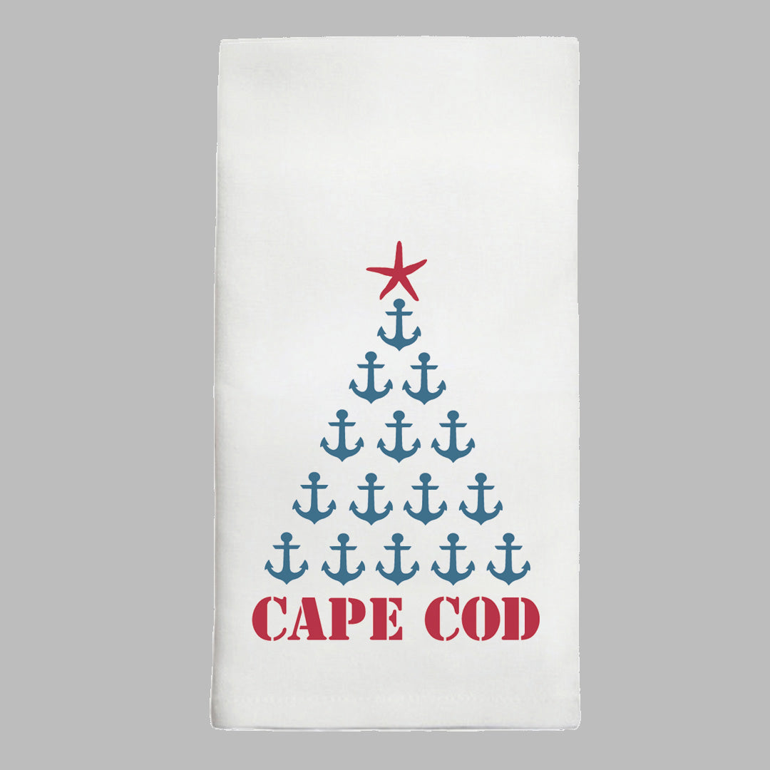 POS Personalized Anchor Tree Tea Towel