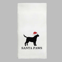 Santa Paws Tea Towel