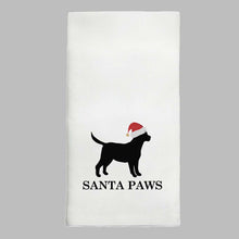 Load image into Gallery viewer, Santa Paws Tea Towel
