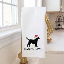 Load image into Gallery viewer, Santa Paws Tea Towel
