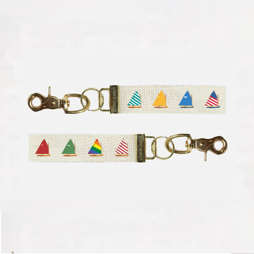 Cat Boats Keychain