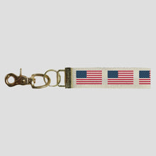 Load image into Gallery viewer, 50 Stars Flag Keychain
