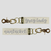 Your Word Two Sided Script Keychain