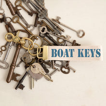 Load image into Gallery viewer, Pick Your Color Boat Keys Keychain
