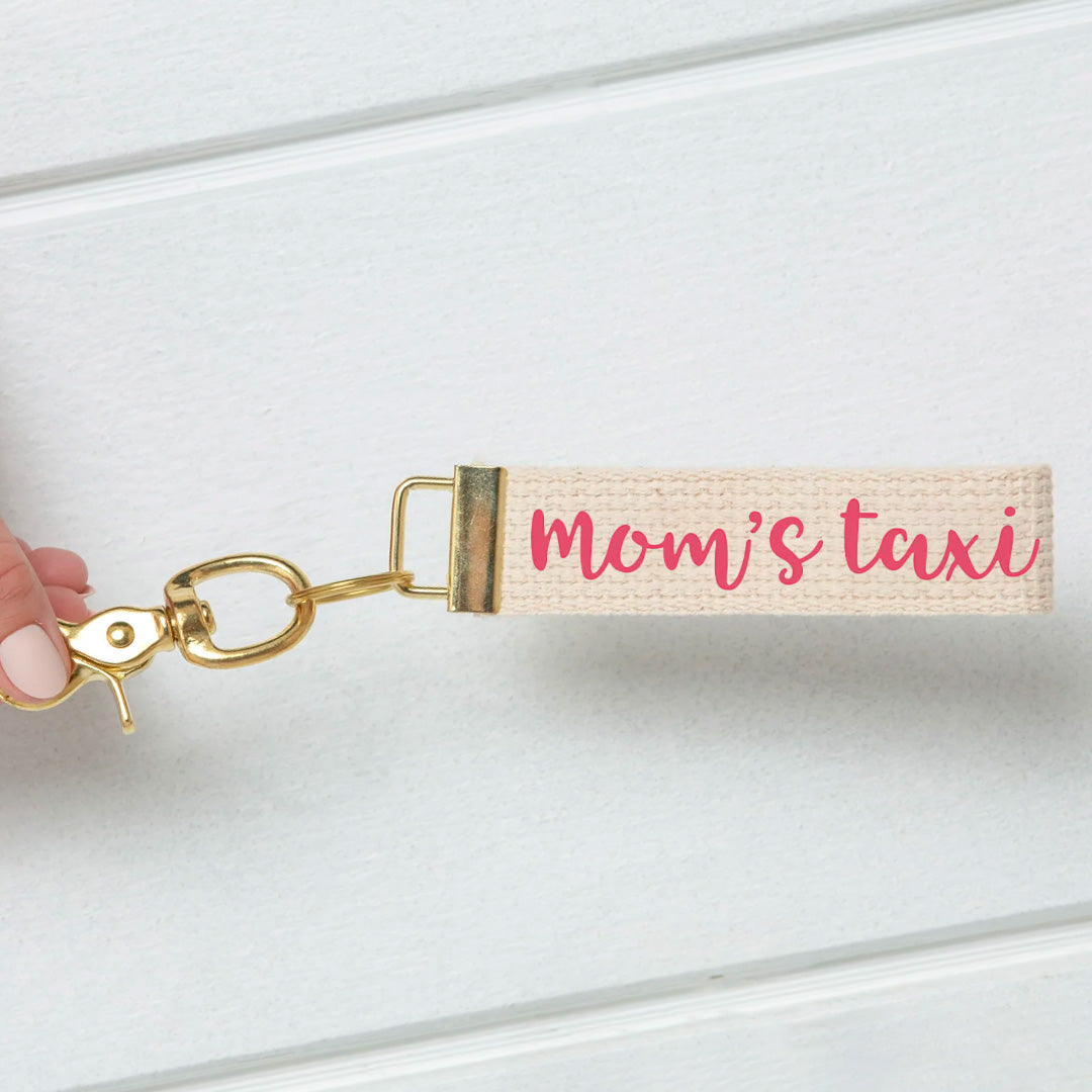 Pick Your Color Mom's Taxi Keychain