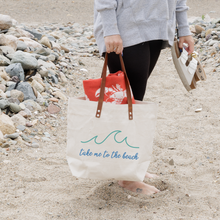 Load image into Gallery viewer, Take Me To The Beach Tote Bag
