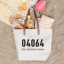 Load image into Gallery viewer, Personalized Your Zip Code &amp; Town Tote Bag
