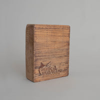 Personalized Established Wooden Block