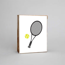 Load image into Gallery viewer, Tennis Decorative Wooden Block
