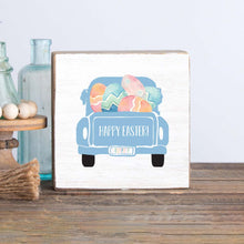 Load image into Gallery viewer, Easter Truck Decorative Wooden Block
