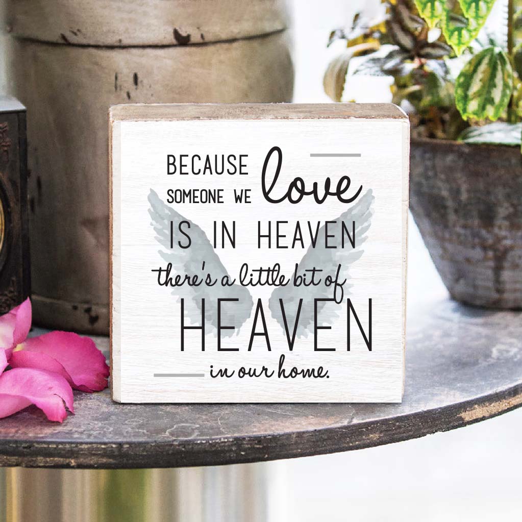 Heaven In Our Home Decorative Wooden Block