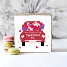 Load image into Gallery viewer, Heart Truck Decorative Wooden Block
