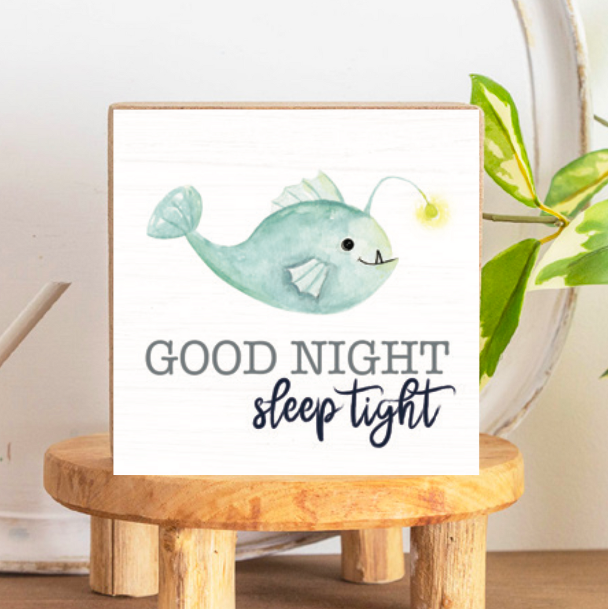 Sleep Tight Decorative Wooden Block